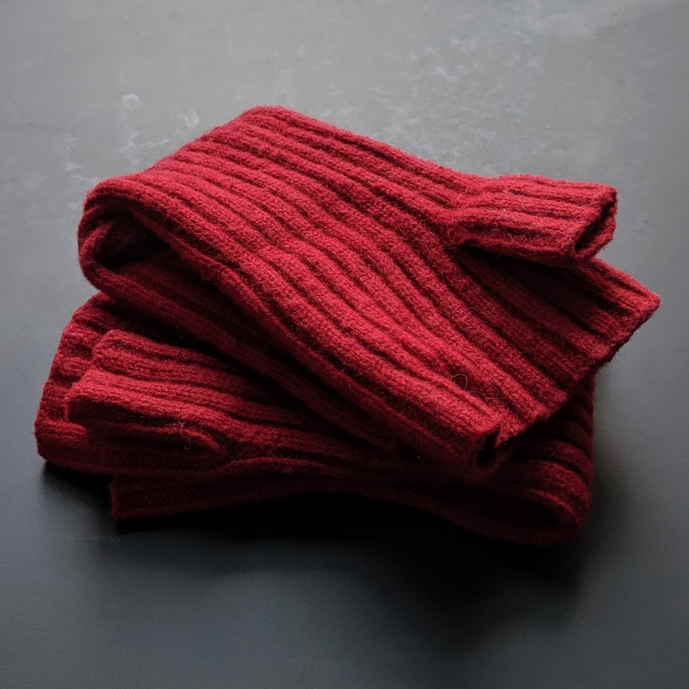 100% Cashmere Fingerless Gloves